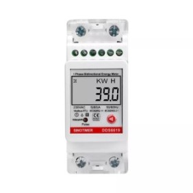 Contor monofazat de energie electrica, Sinotimer, 230V AC 50Hz, 5(60)A, ecran digital LED, DDS6619-039